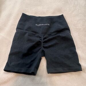 Alphalete Women's Charcoal Bike Shorts